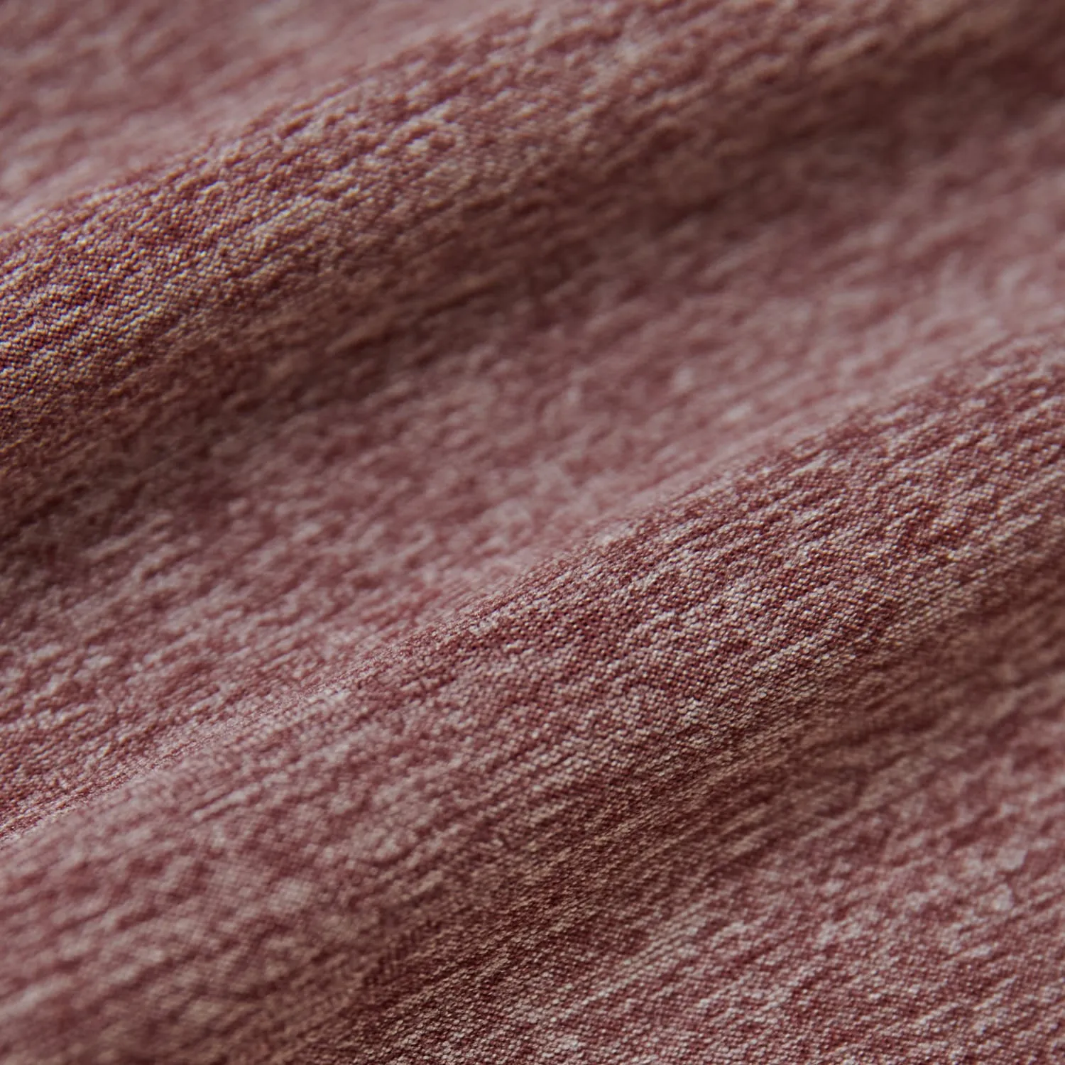 Heather Burgundy Active Crew Neck Tee