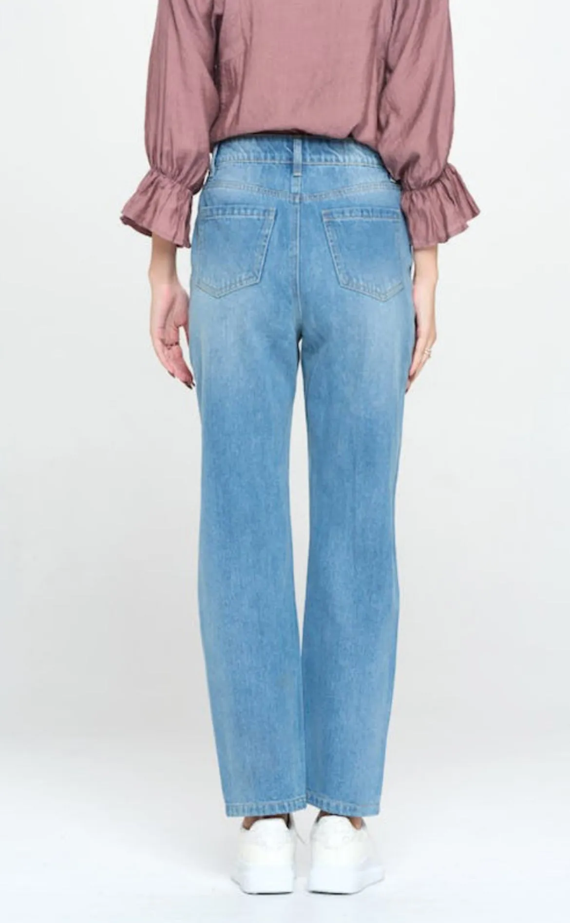 High Rise Slim Straight
