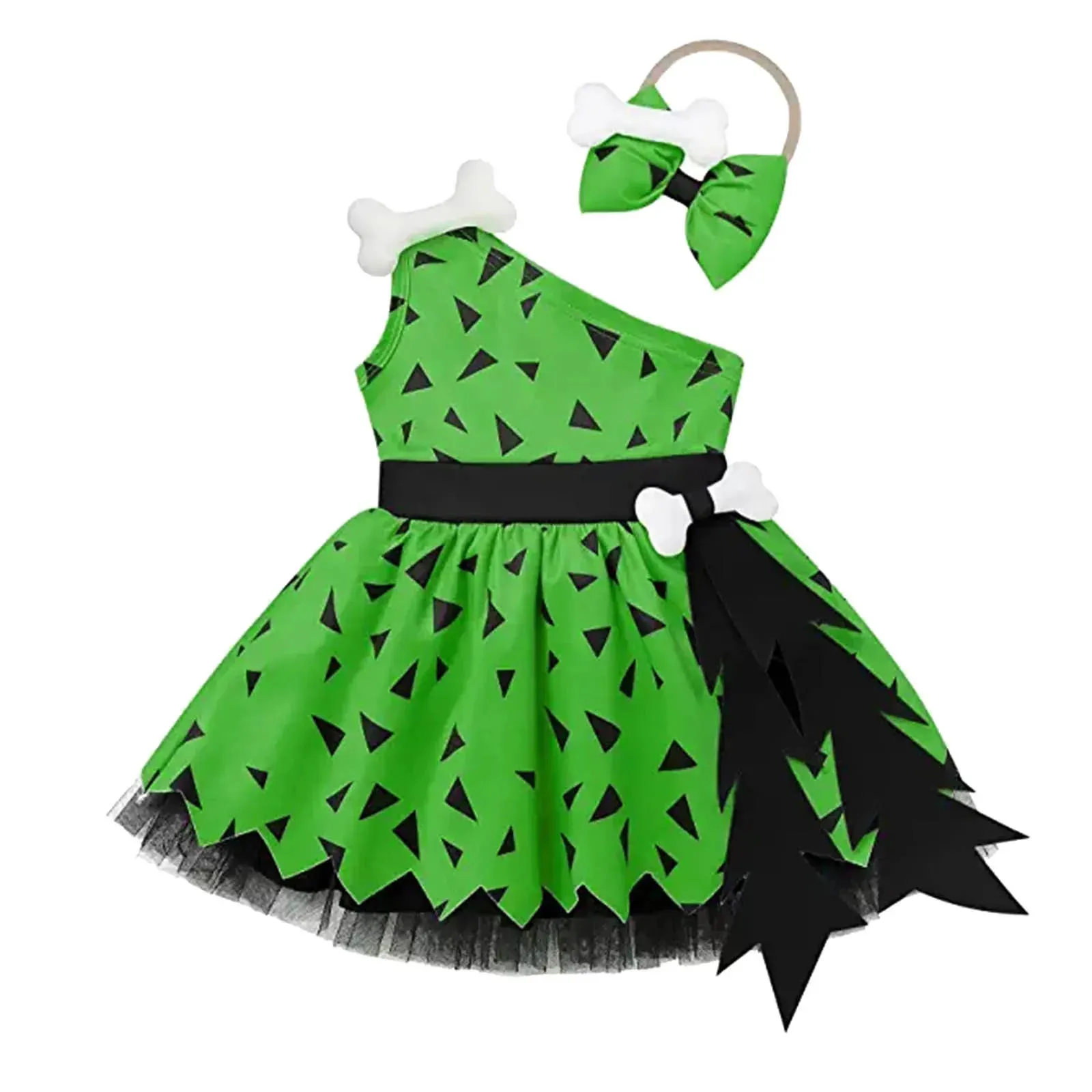Historical Cavegirl Mesh Tulle Dress Up Princess