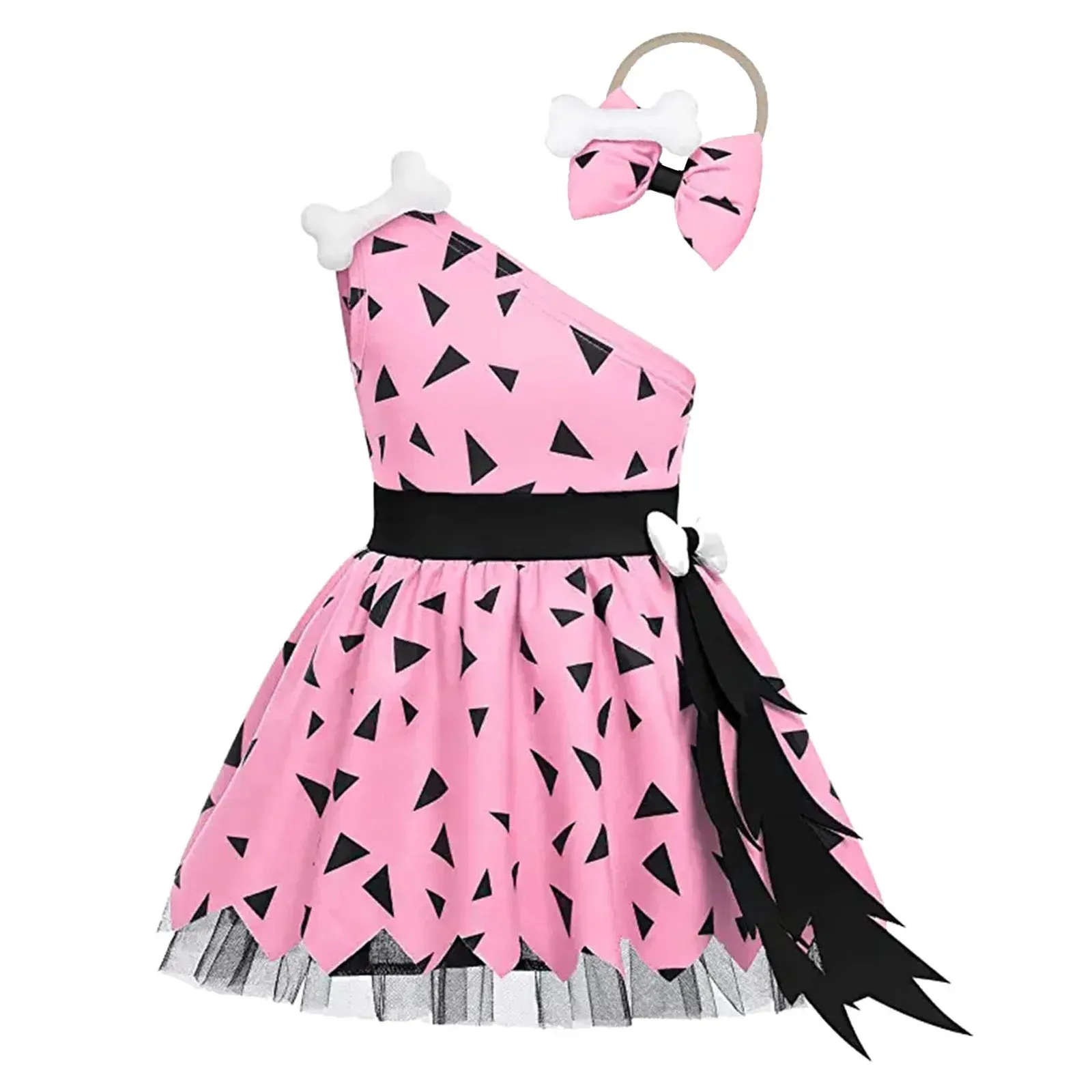 Historical Cavegirl Mesh Tulle Dress Up Princess