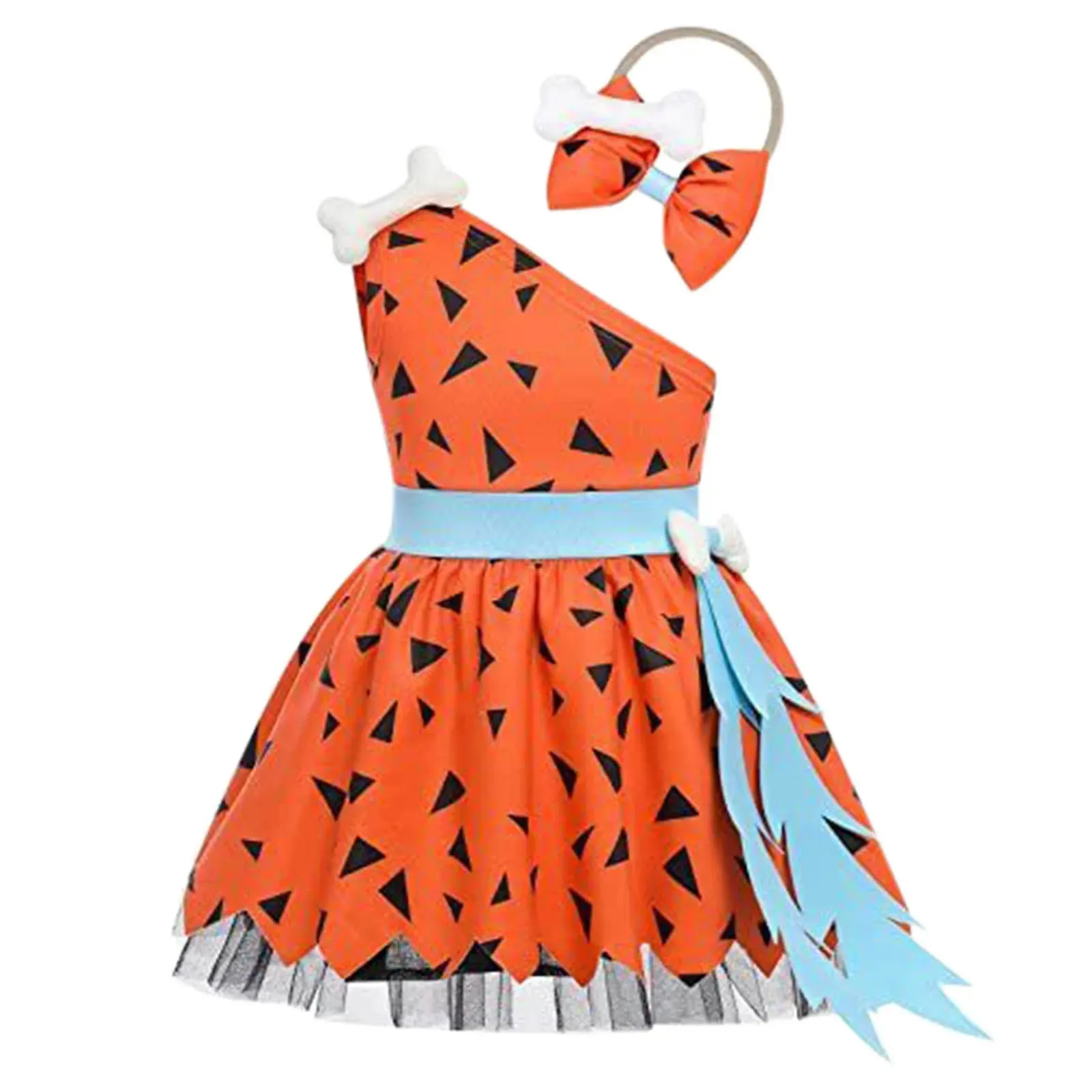 Historical Cavegirl Mesh Tulle Dress Up Princess
