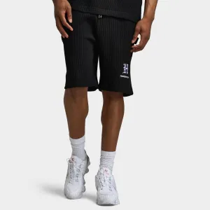Hoodrich Chroma Waffle Oversized Shorts Black / White