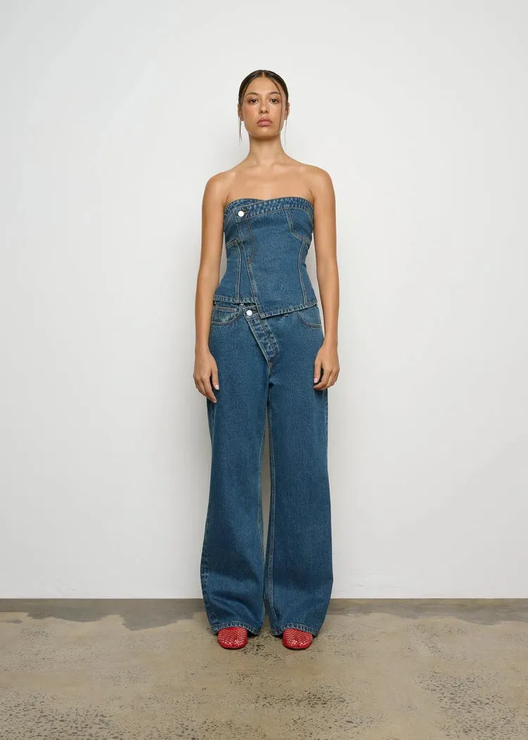 Hutton Bustier | Indigo