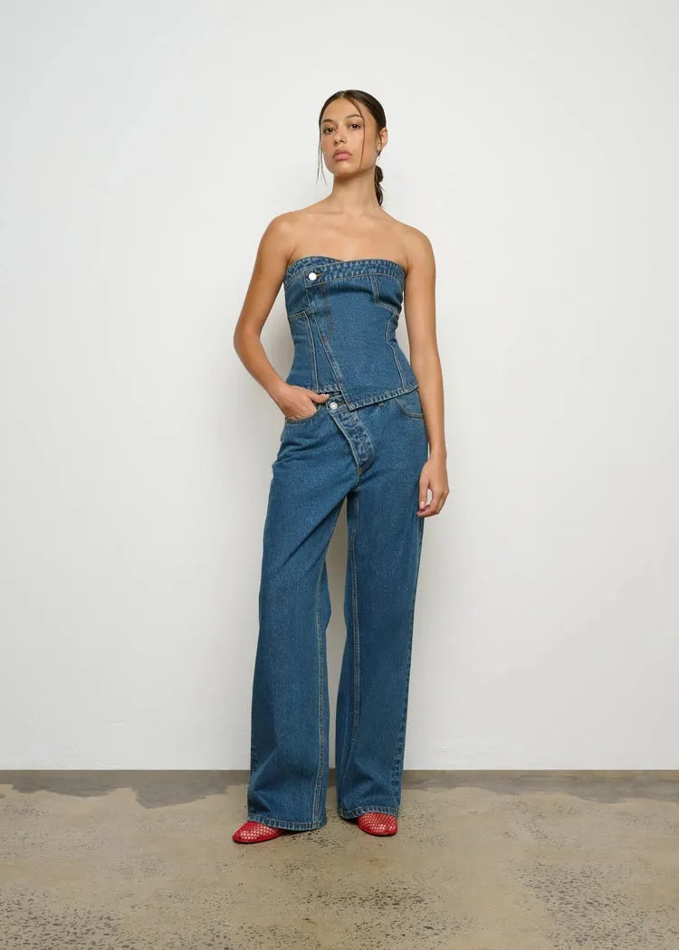 Hutton Bustier | Indigo
