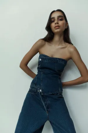 Hutton Bustier | Indigo