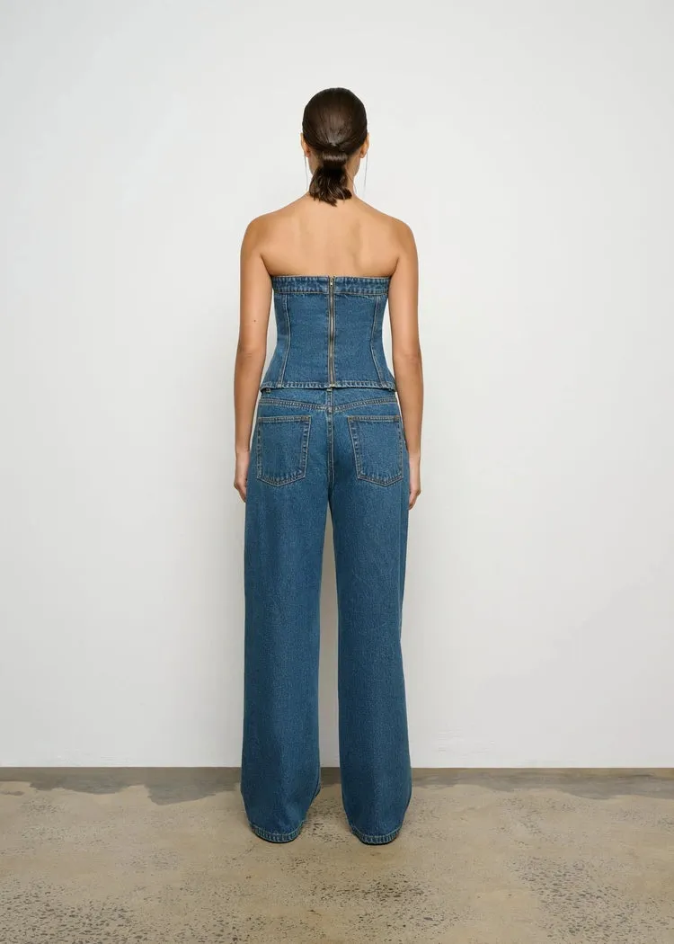 Hutton Bustier | Indigo