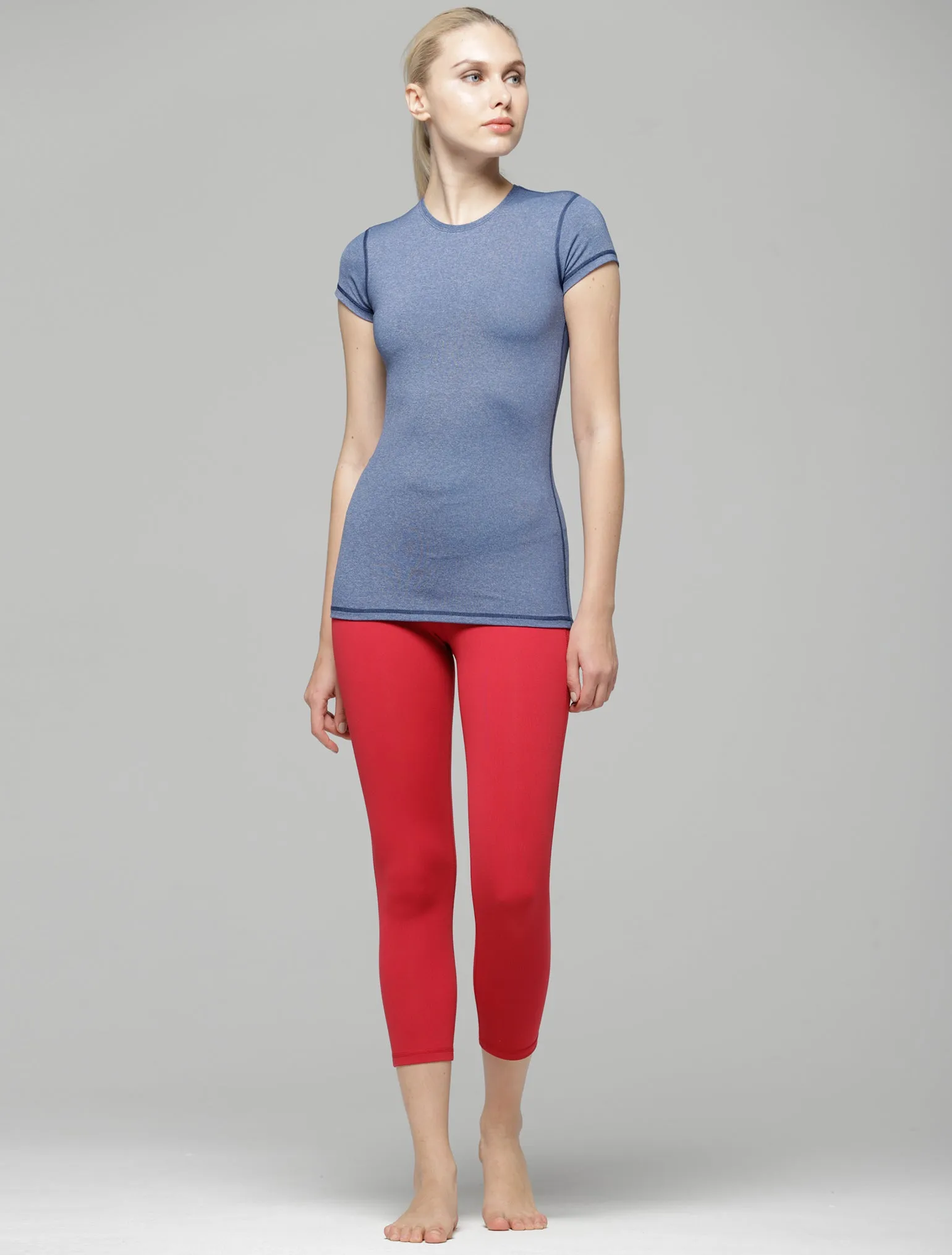 ICE TEE 2.0, HEATHER BLUE