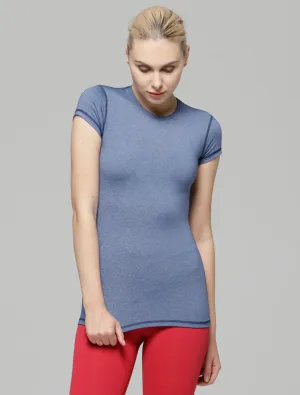 ICE TEE 2.0, HEATHER BLUE