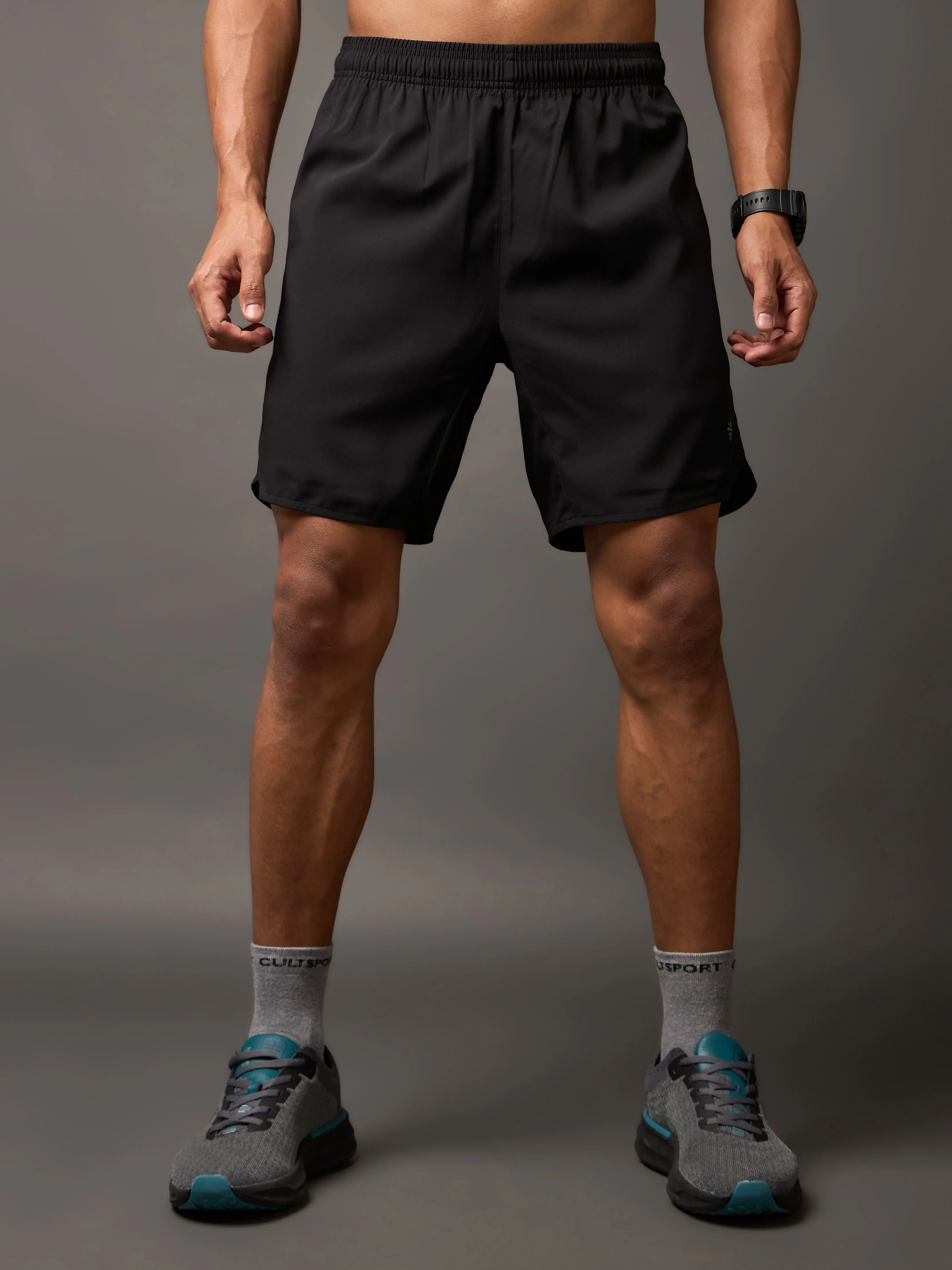 Iconic Black Running Shorts