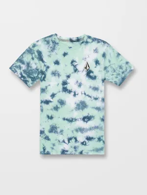 Iconic Stone Dye T-Shirt - TEMPLE TEAL - (KINDER)