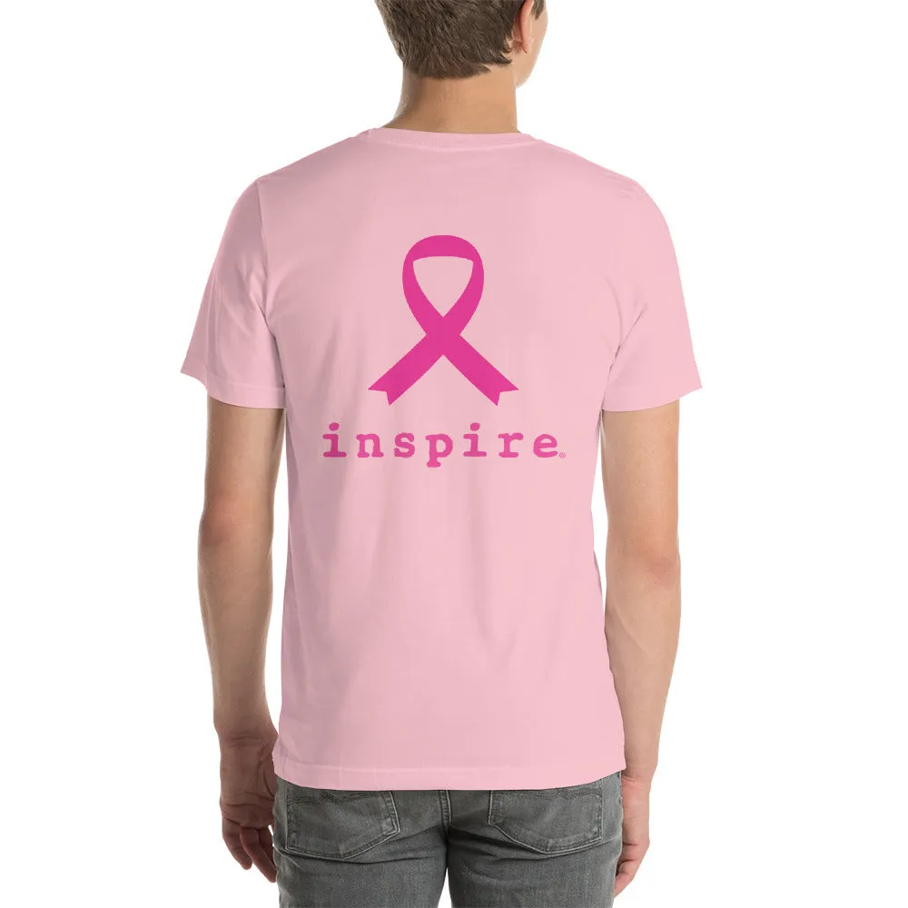 inspire Thin Blue Line Against Breast Cancer Short-Sleeve Unisex T-Shirt