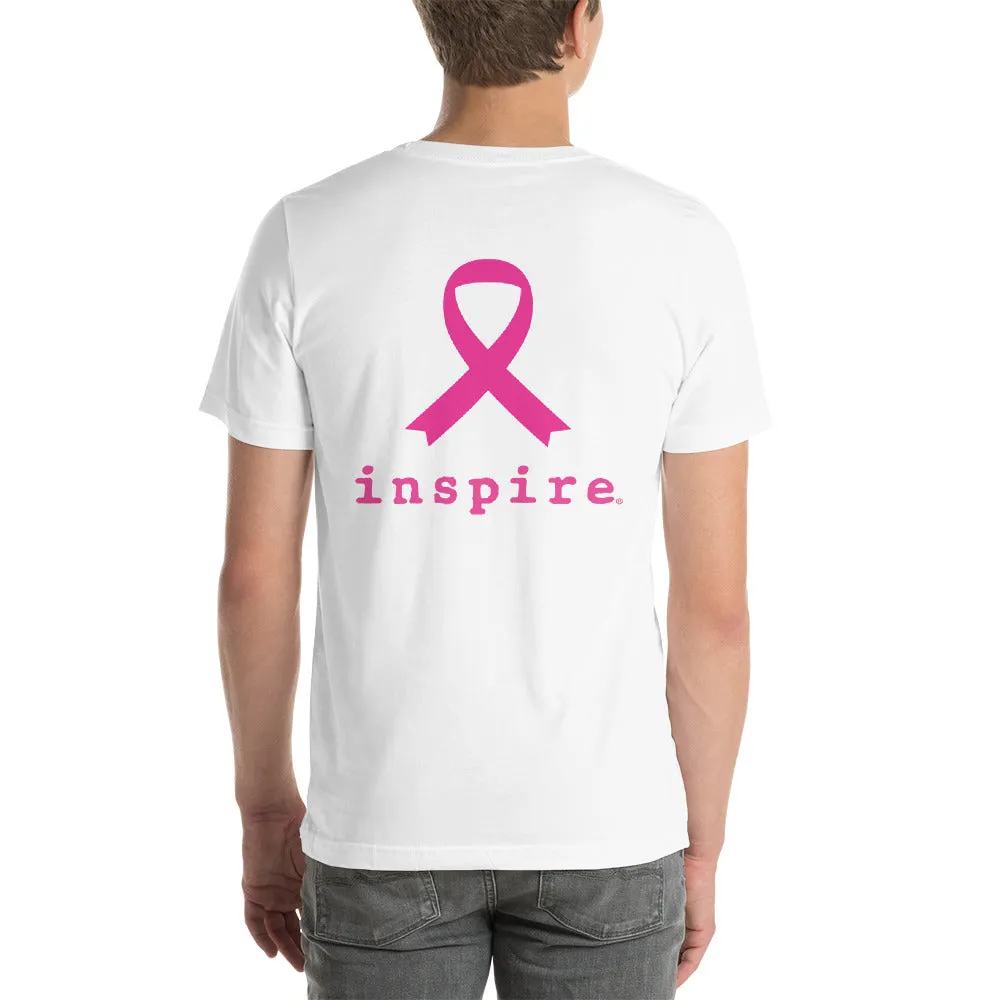 inspire Thin Blue Line Against Breast Cancer Short-Sleeve Unisex T-Shirt