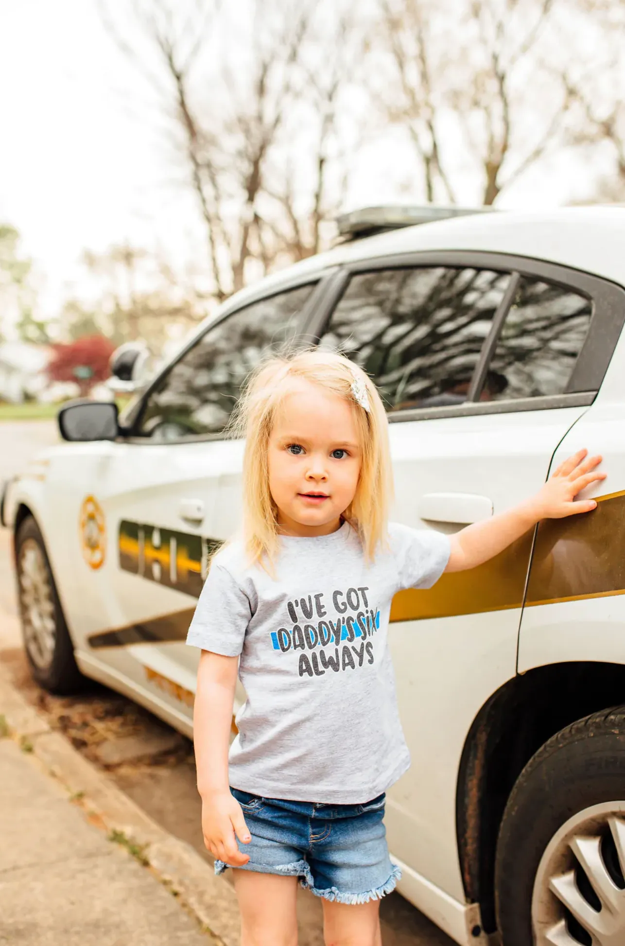 I've Got Daddy's Six, Always © Toddler Tee (Thin Blue Line)