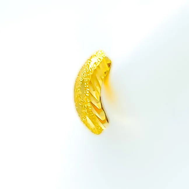 Jazzy Artistic 22k Gold Earrings