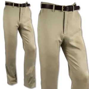 Kevin's Stretch Poplin Khaki Tailored Pants