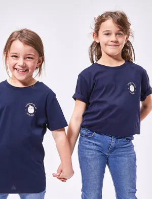 Kindness Rules Molang Embroidered Kids T-Shirt