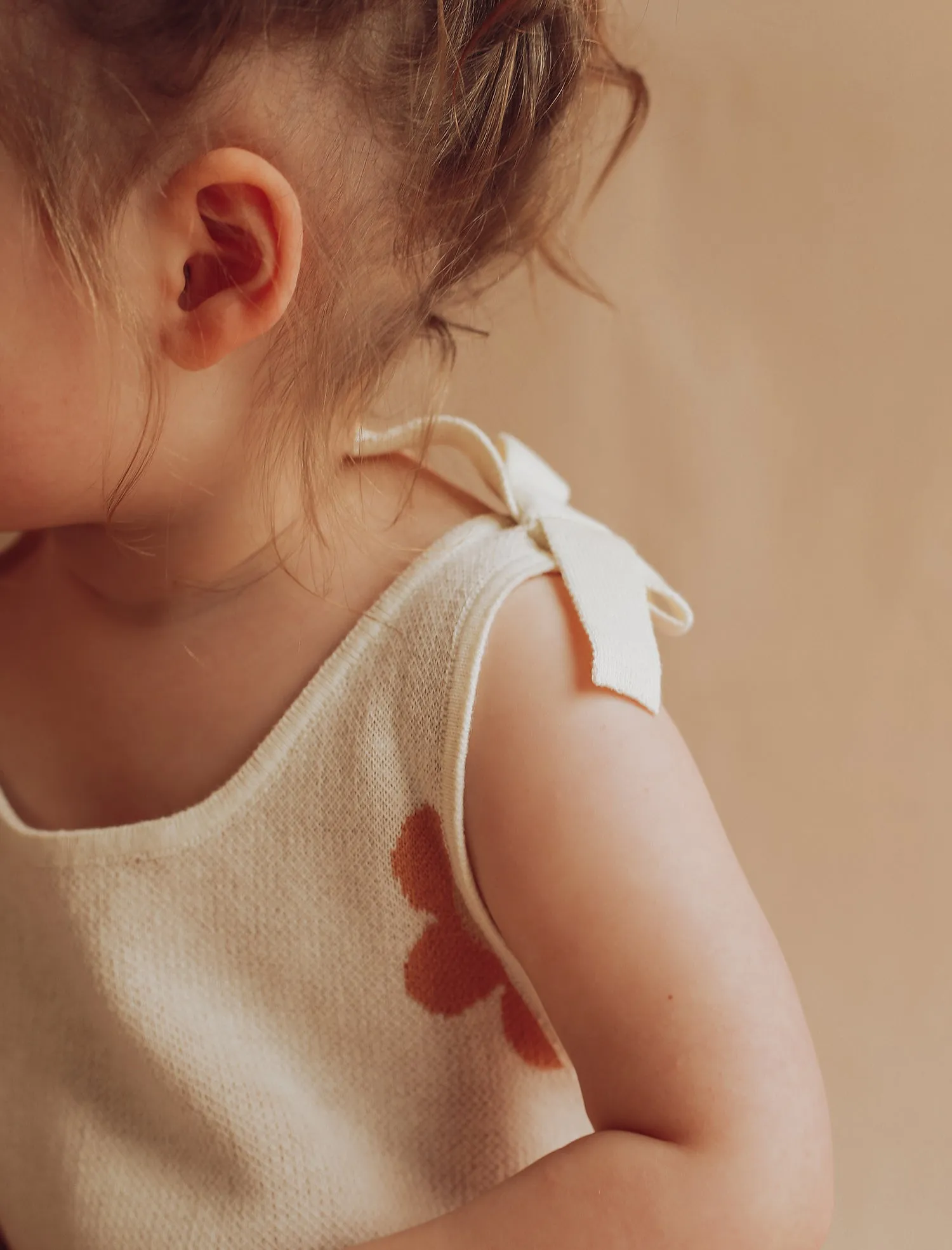 Knit Romper | Wild bloom