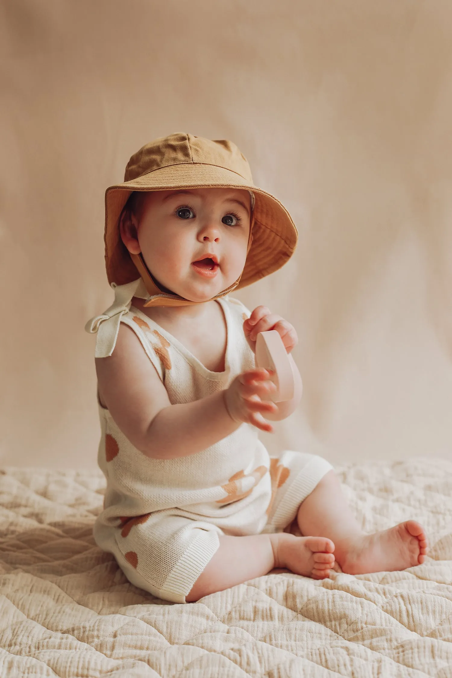 Knit Romper | Wild bloom