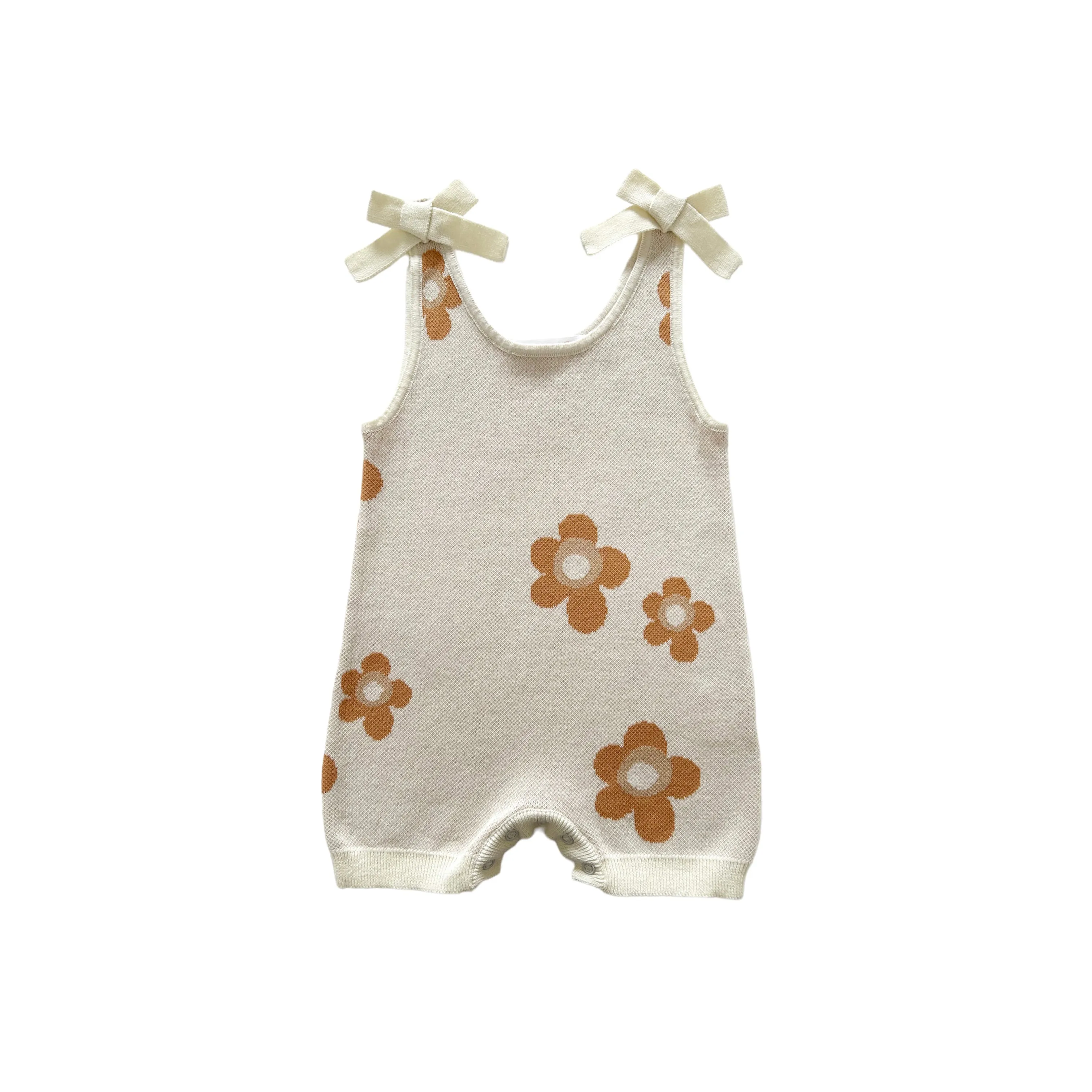 Knit Romper | Wild bloom