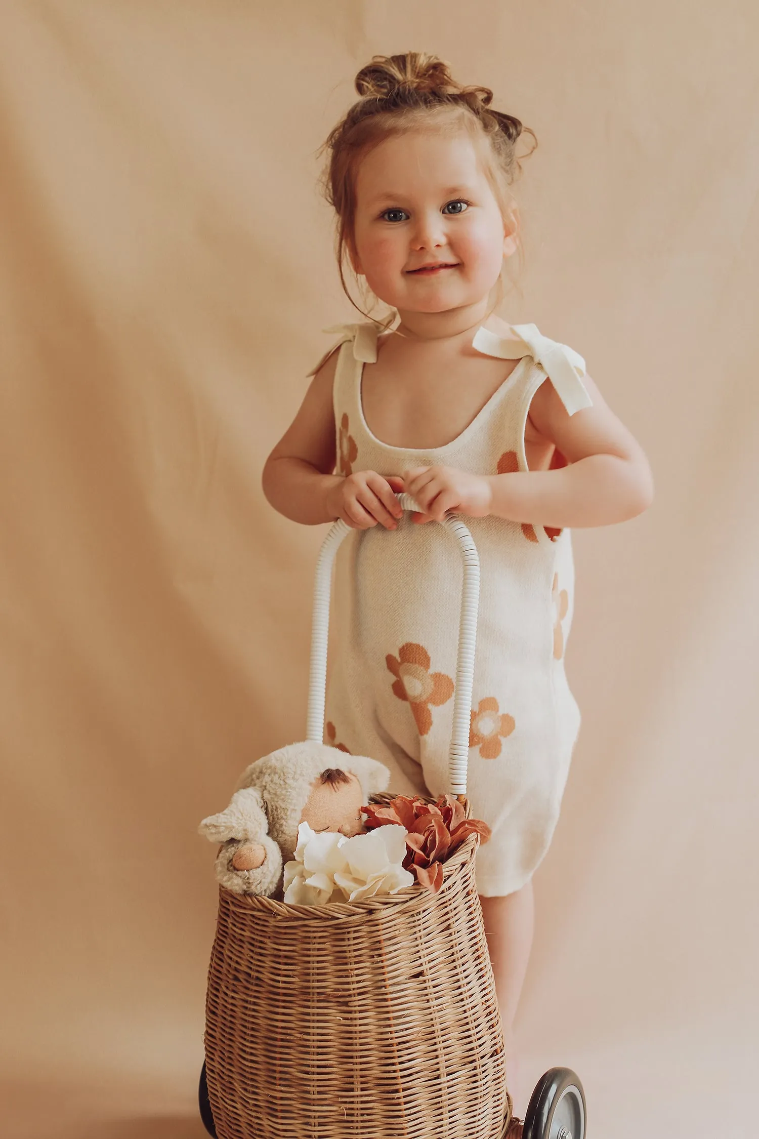 Knit Romper | Wild bloom