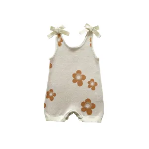 Knit Romper | Wild bloom