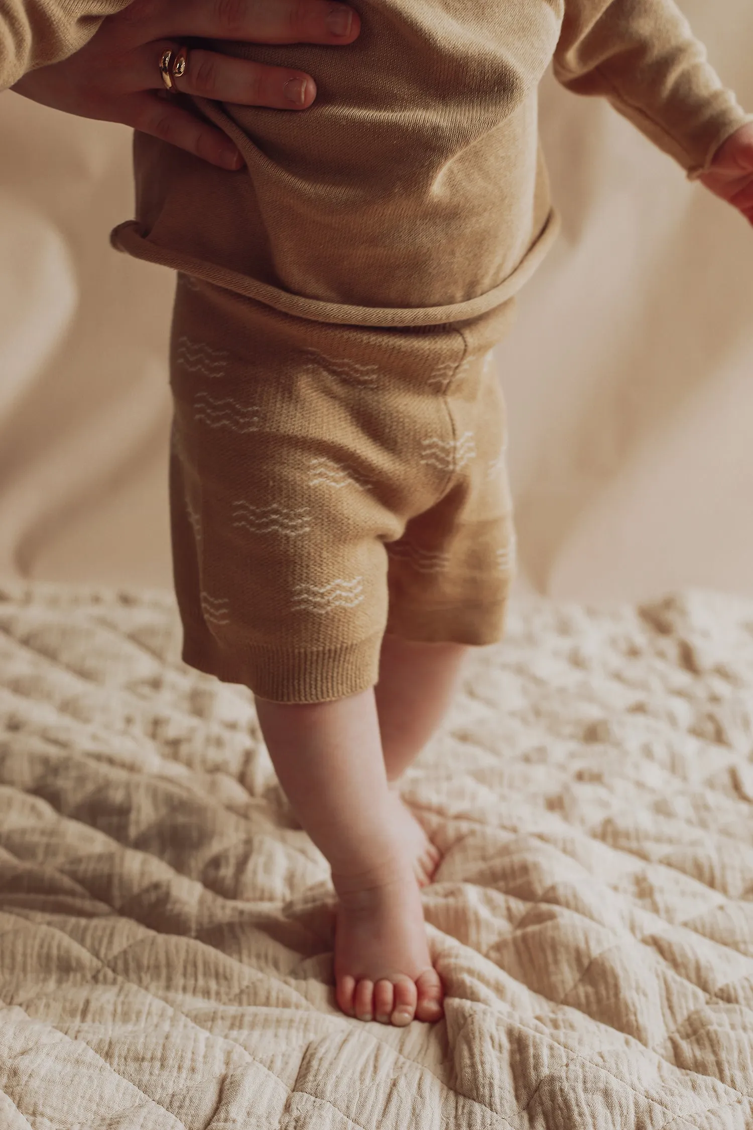 Knitted Shorts | Waves