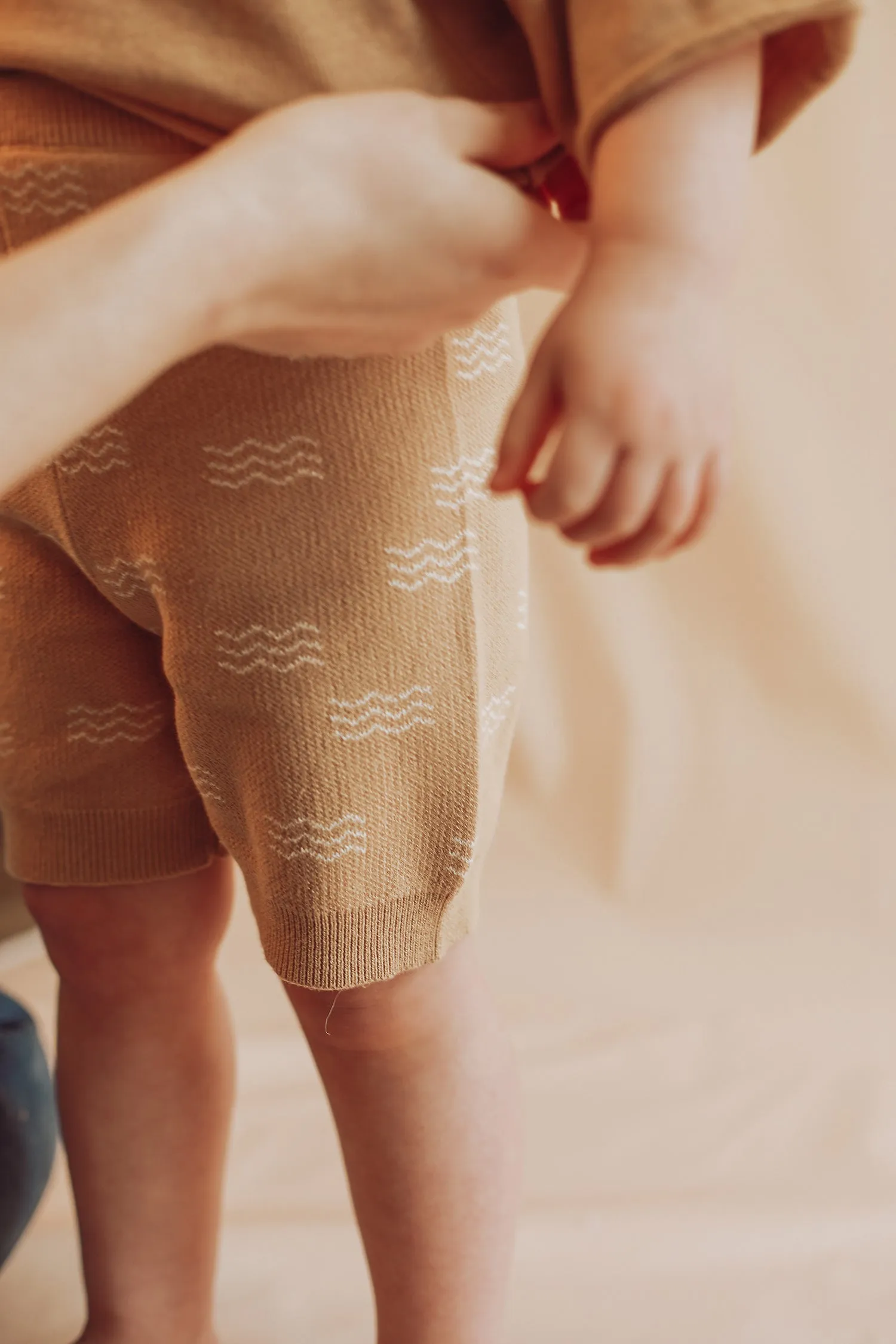Knitted Shorts | Waves