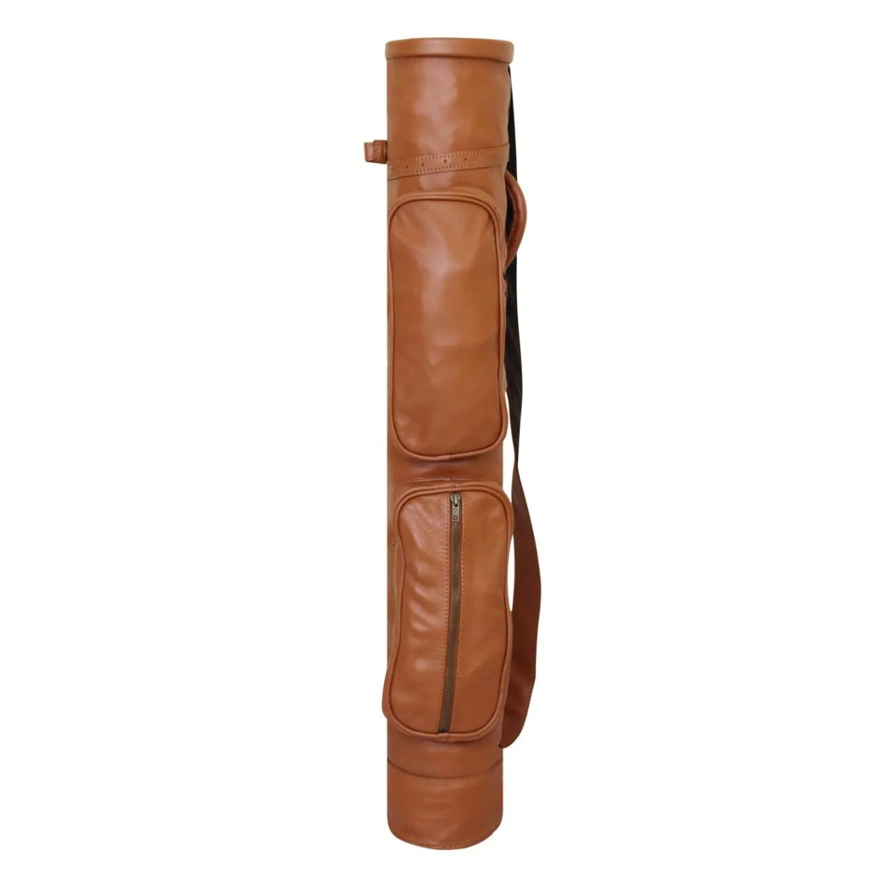 Leather Pencil Golf Bags With Leather Shoulder Strap