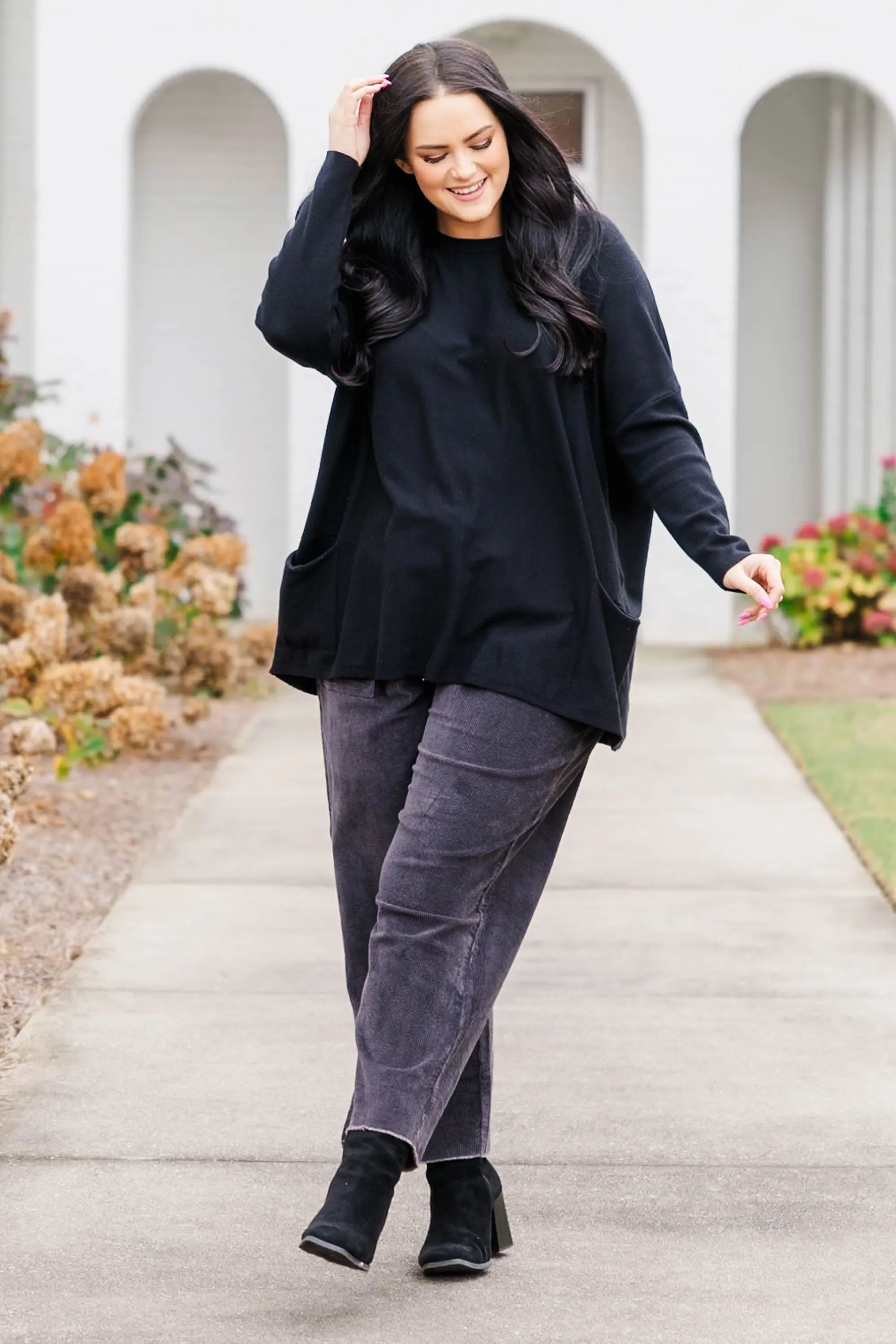 Leisure Time Pants, Charcoal