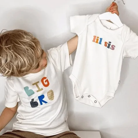 Lil Sis Organic Cotton Onesie