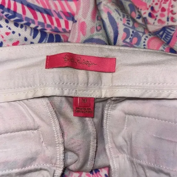 Lilly Pulitzer Buttercup Knit Shorts Raz Berry Sea You Soon Shorts