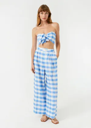 Linen Campbell Pants - Toulouse Gingham