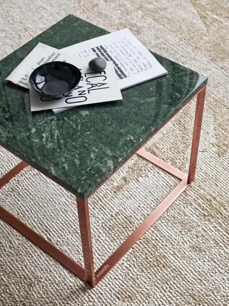 Lithos Small Table with Painted Frame