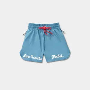 Live Breathe Futbol Women's Maestro Shorts(Turbo) - Baggio Blue