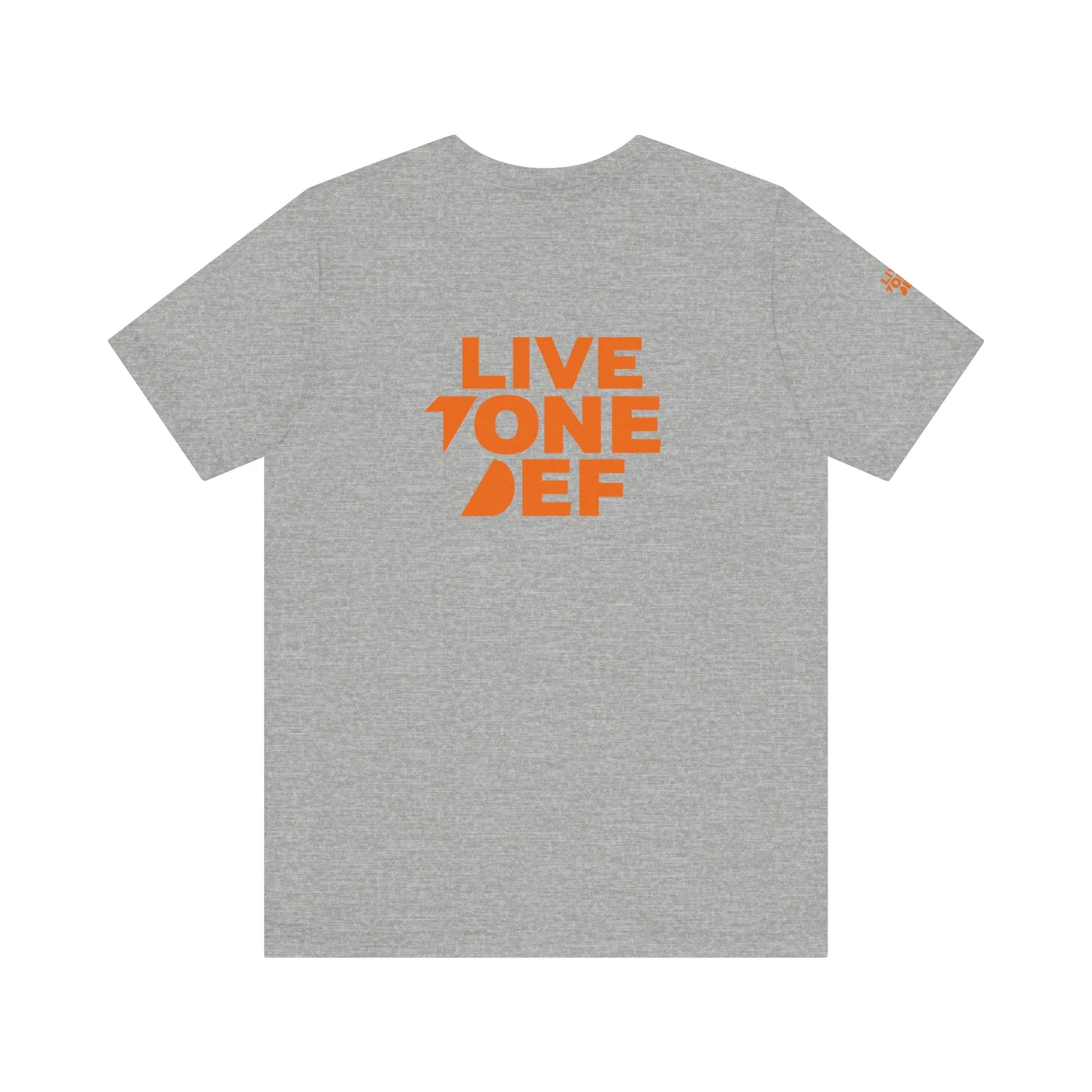 Live Tone Def (Orange) - Unisex Jersey Short Sleeve Tee
