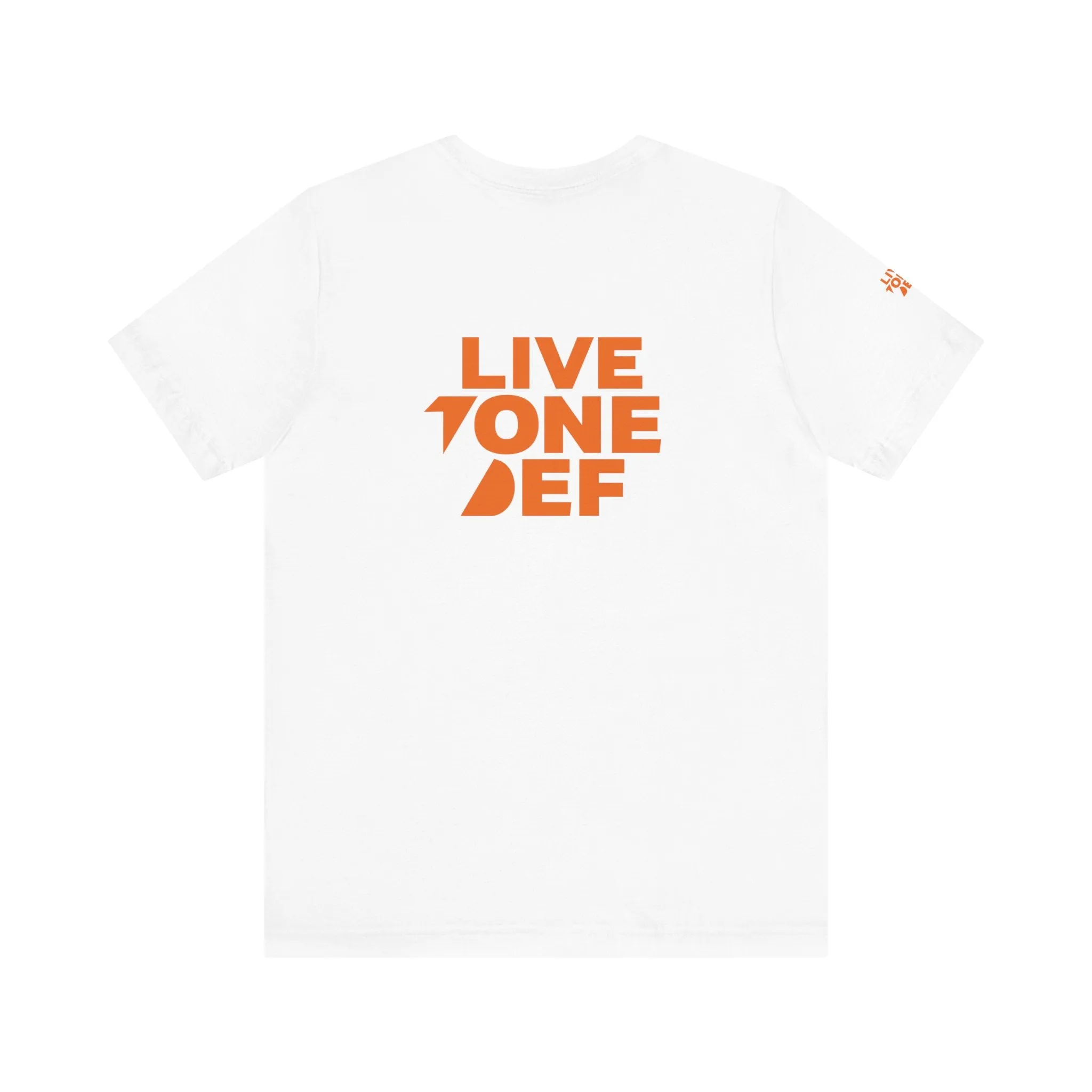 Live Tone Def (Orange) - Unisex Jersey Short Sleeve Tee