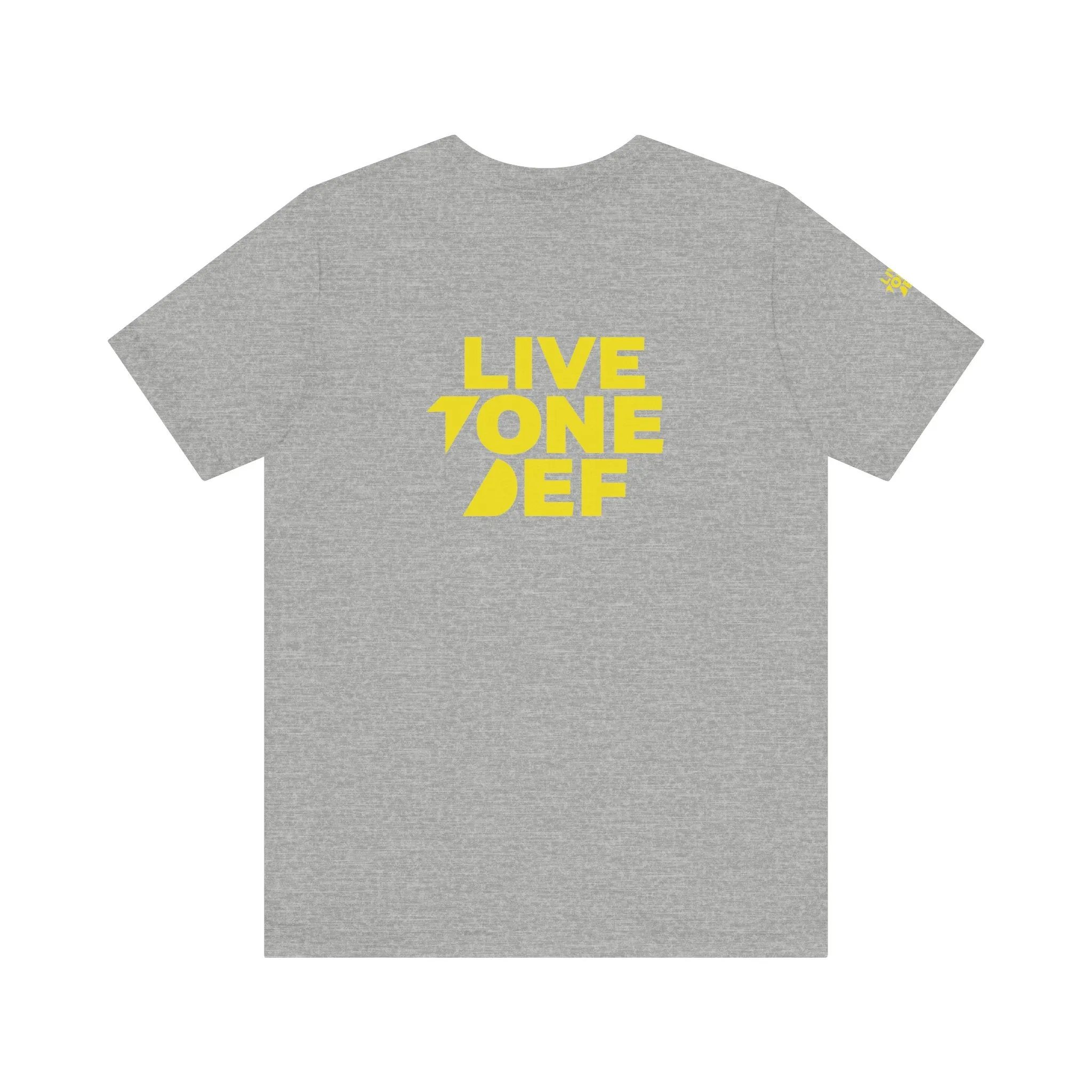 Live Tone Def (Yellow) - Unisex Jersey Short Sleeve Tee