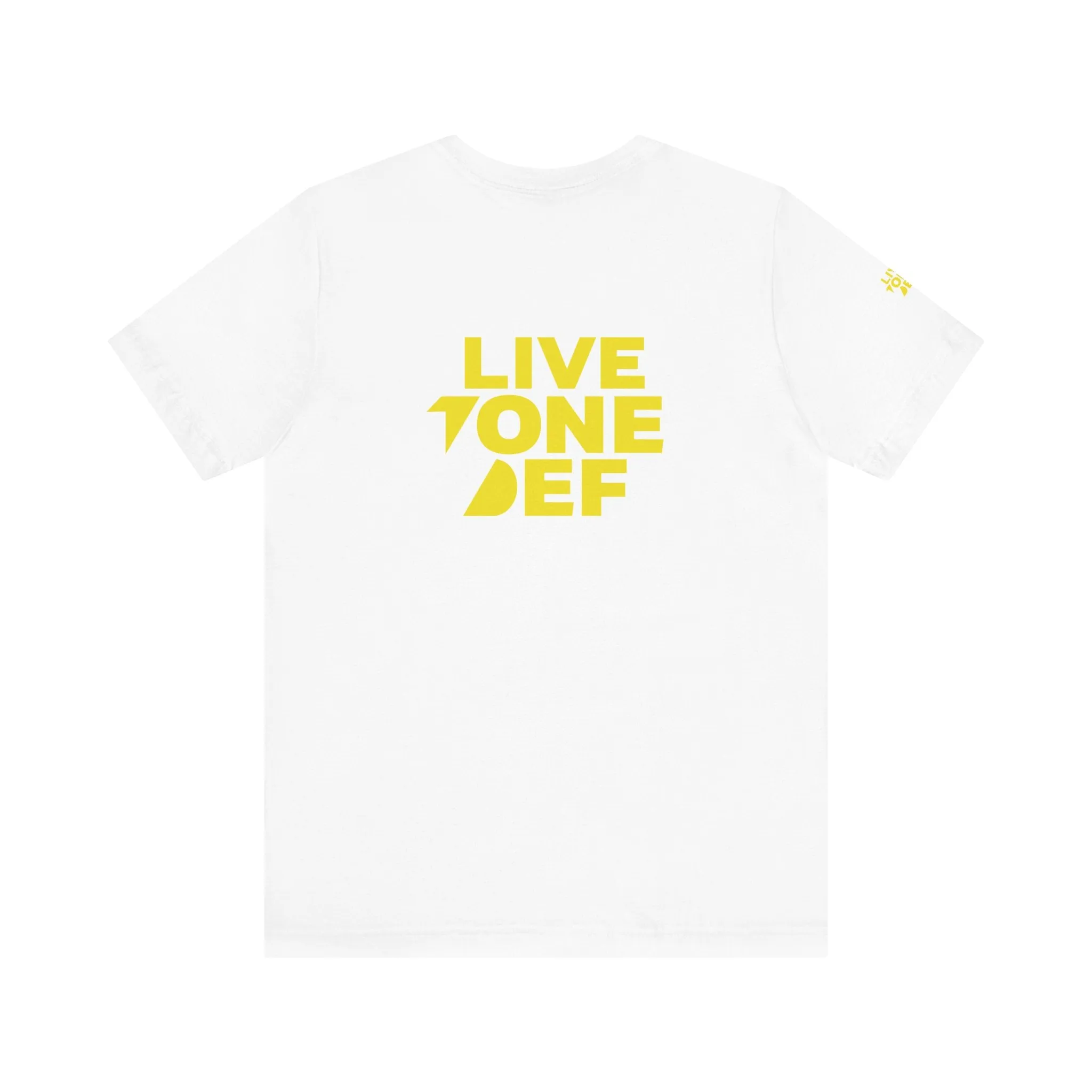 Live Tone Def (Yellow) - Unisex Jersey Short Sleeve Tee