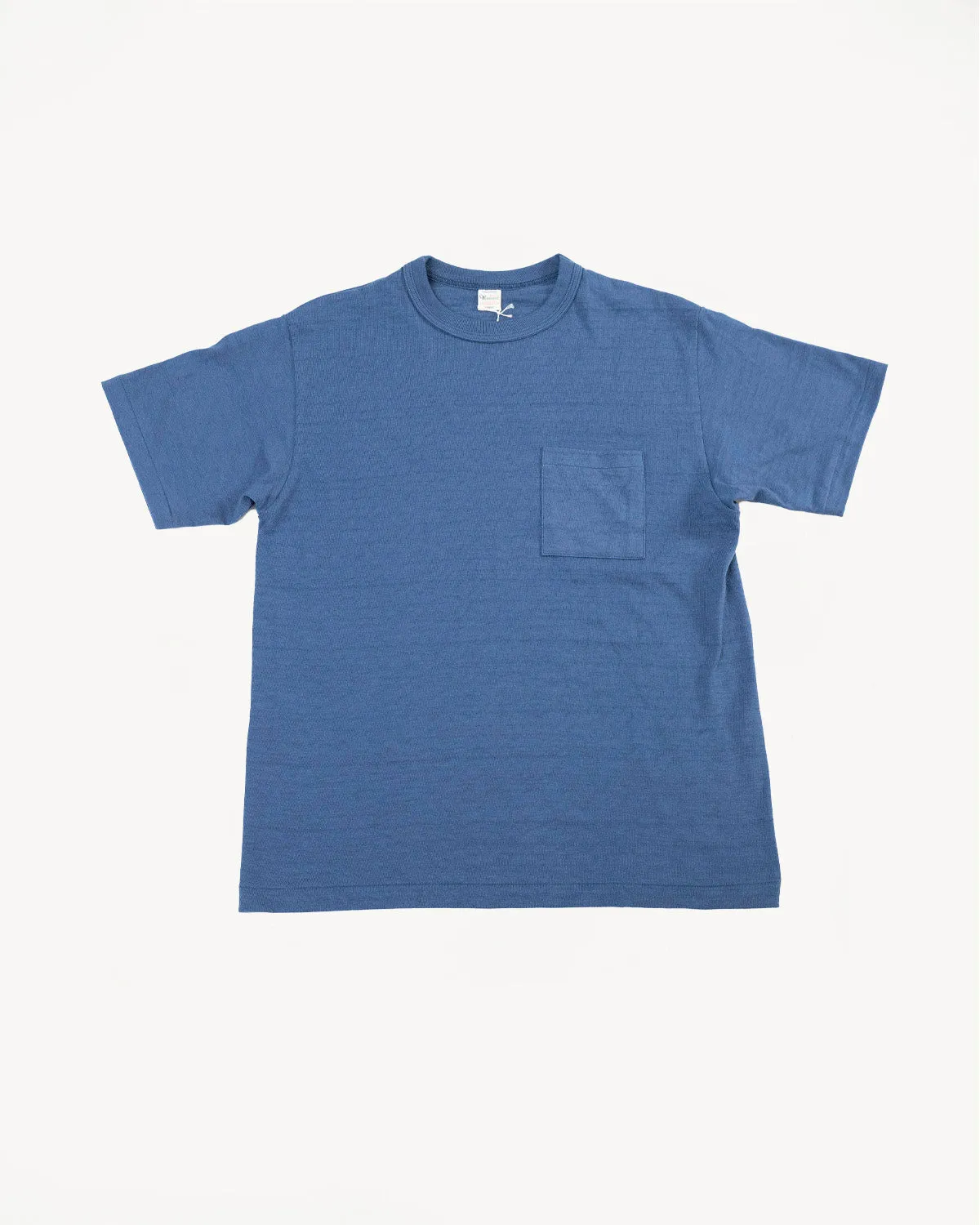 Lot 4601P - Slubby Cotton Pocket T-Shirt - Faded Blue (Seasonal)