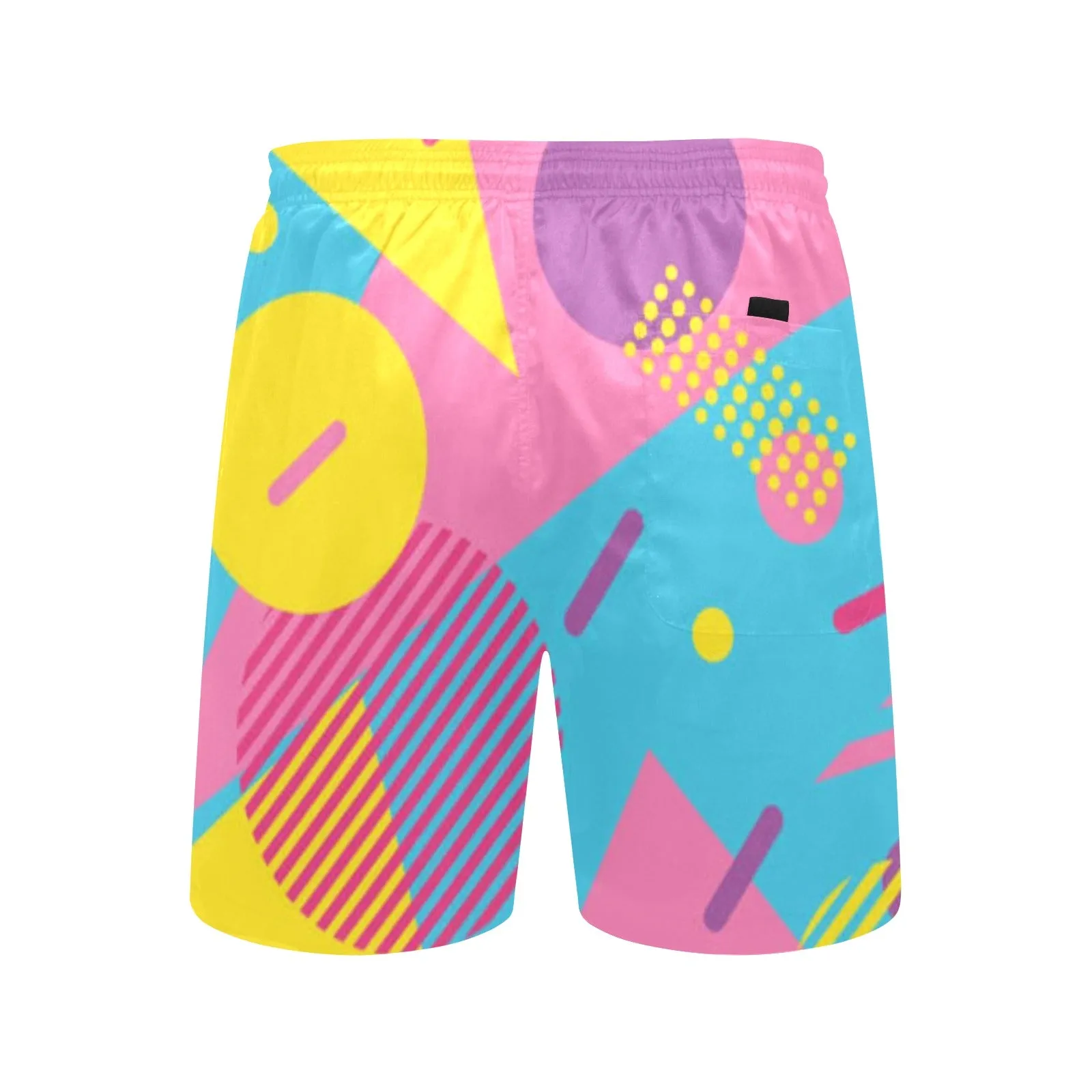 LOUD 90s Wallpaper Print Men's Mid-Length Beach Shorts