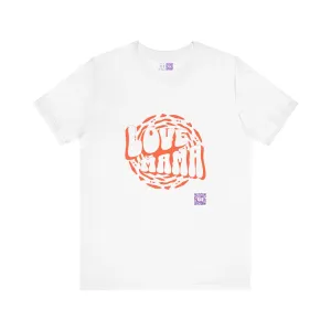 Love Mama! Retro Wave Unisex Jersey Short Sleeve Tee