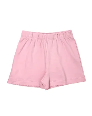 Lt. Pink Picot Trim Shorts