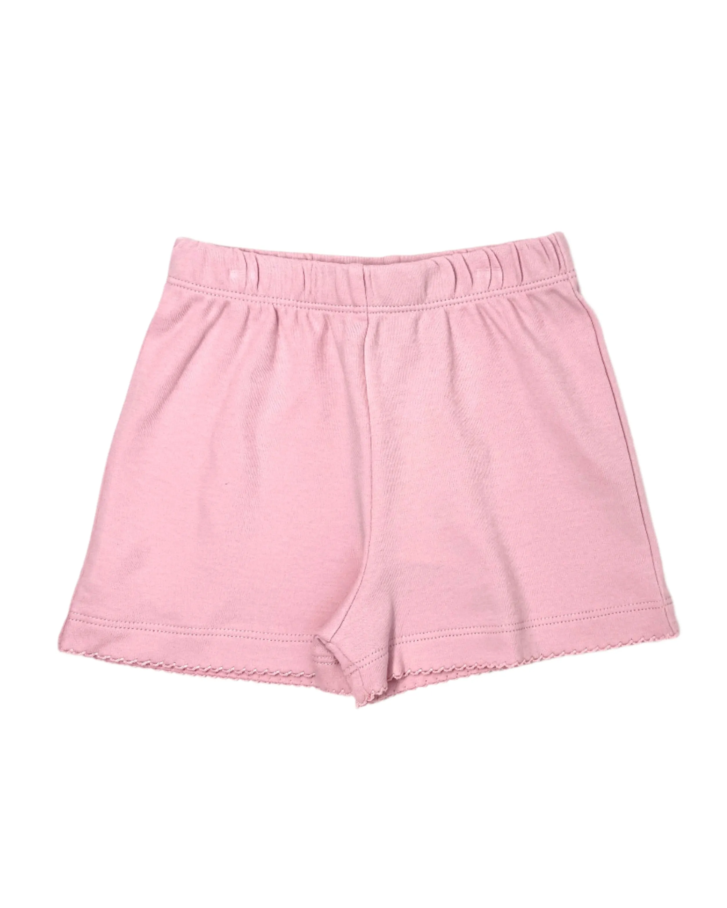 Lt. Pink Picot Trim Shorts
