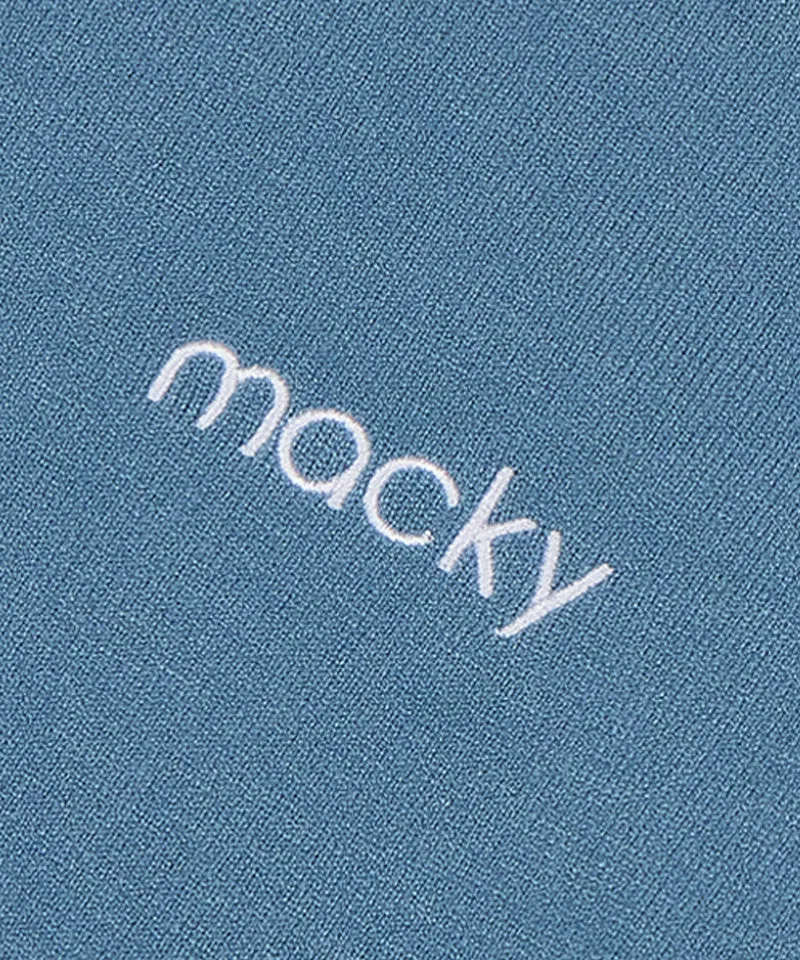 MACKY Golf: Half-Neck Viscose Knit - Sky Blue