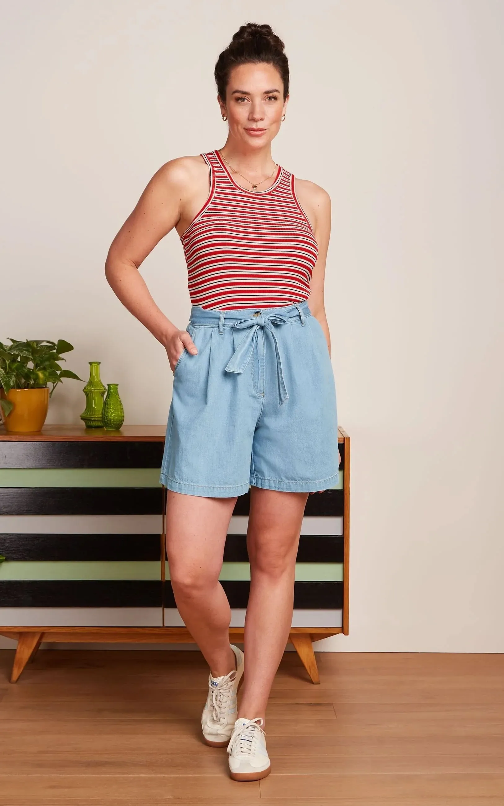 Marnie Shorts Festa Light Denim Blue Tint