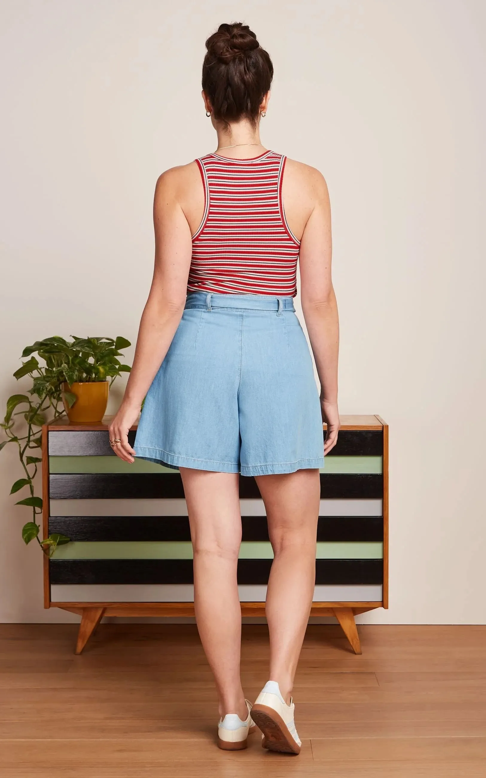 Marnie Shorts Festa Light Denim Blue Tint