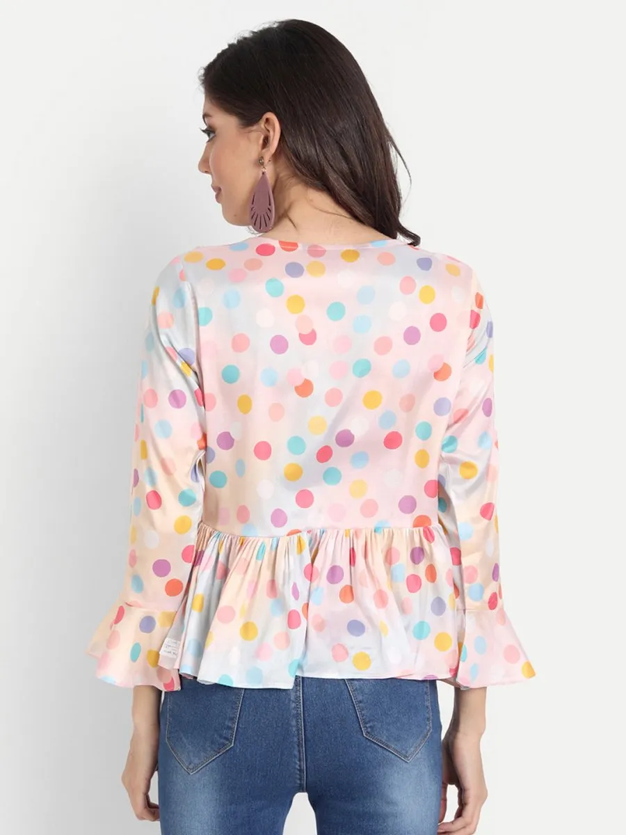 Masakali.co Tops for Women western wear polka dot