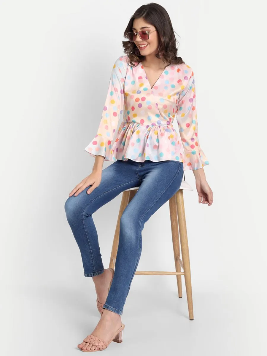 Masakali.co Tops for Women western wear polka dot