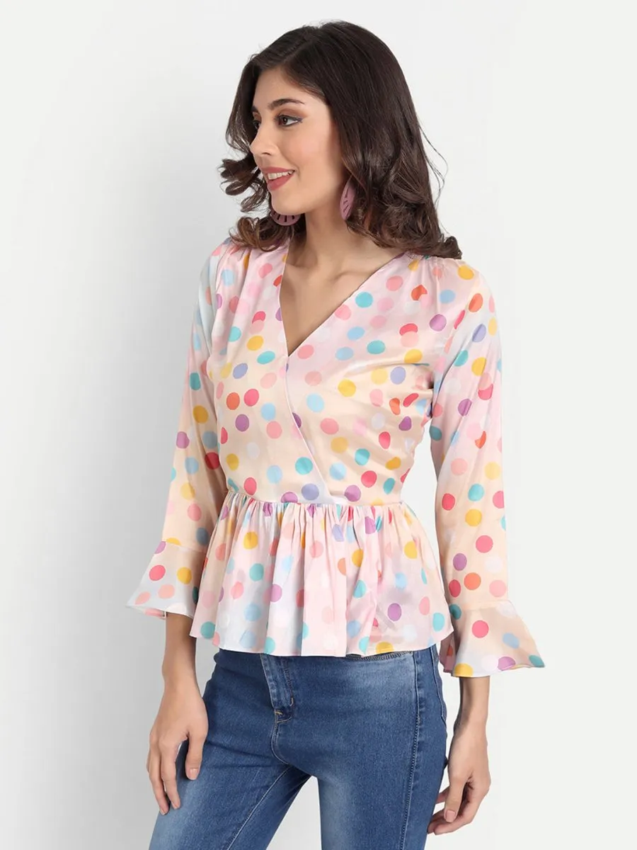Masakali.co Tops for Women western wear polka dot