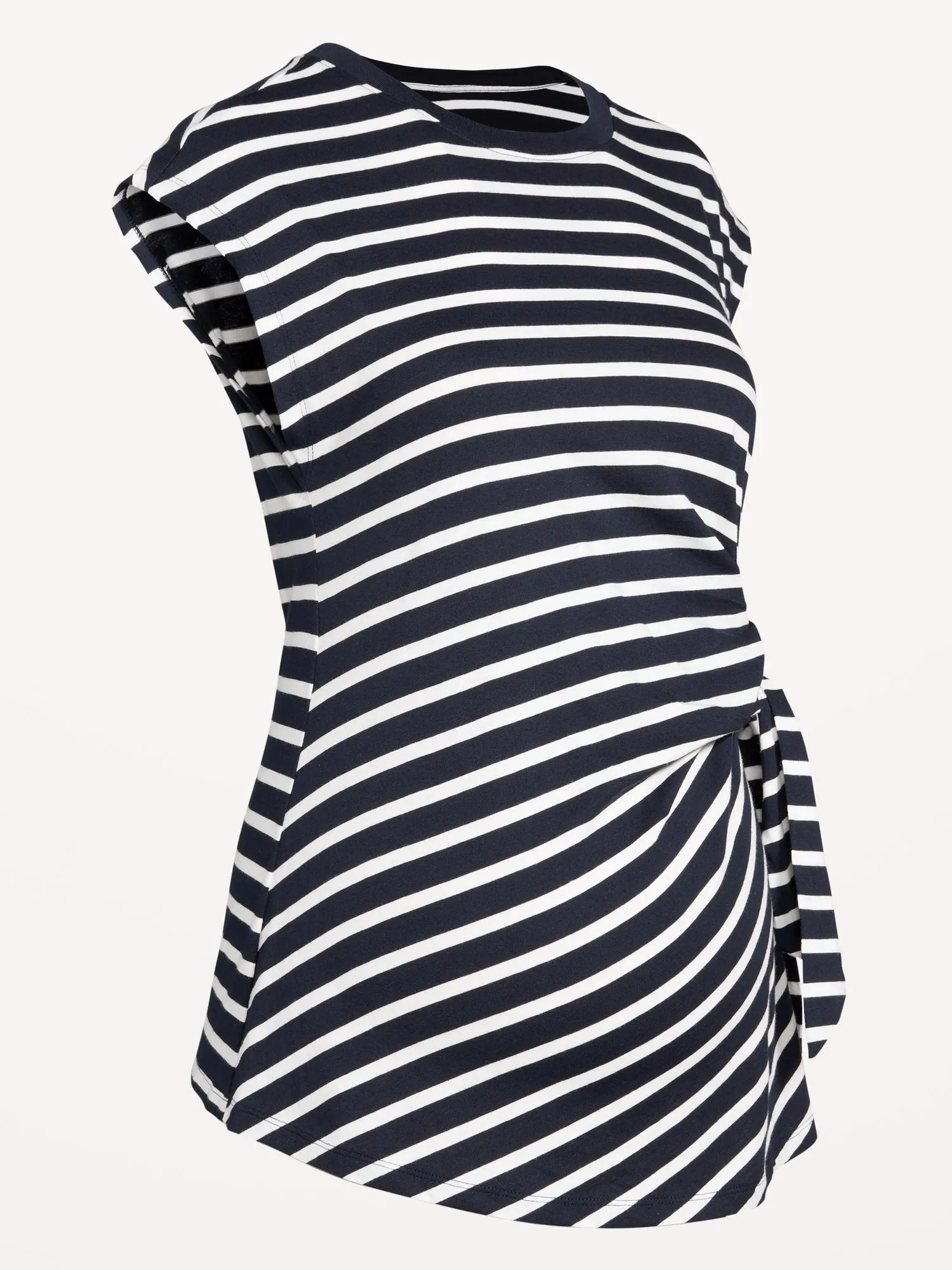 Maternity EveryWear Side-Tie Top